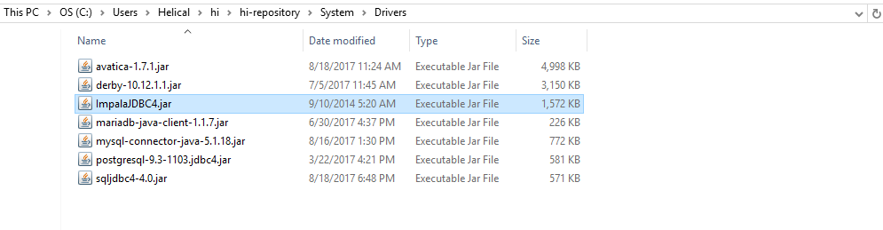 Driver Folder