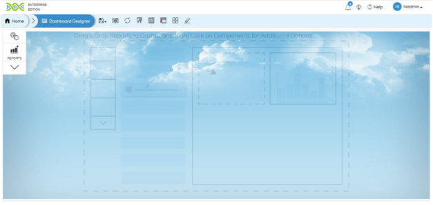 Adding Background Image to the Dashboard Designer - Helical Insight