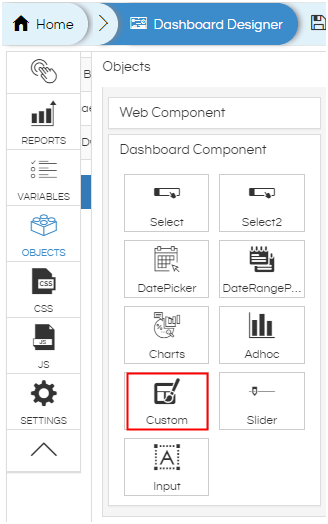 Dashboard Header