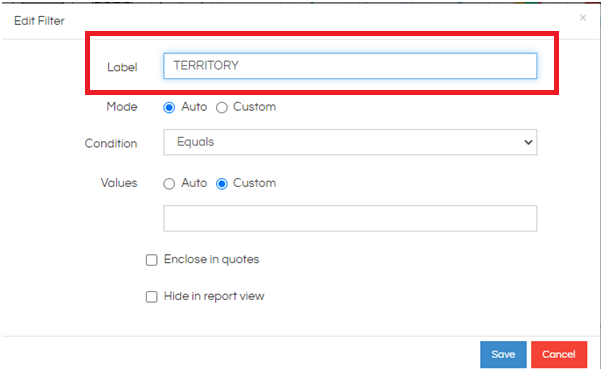 Passing Filter Values in URL in Helical Insight - Helical Insight