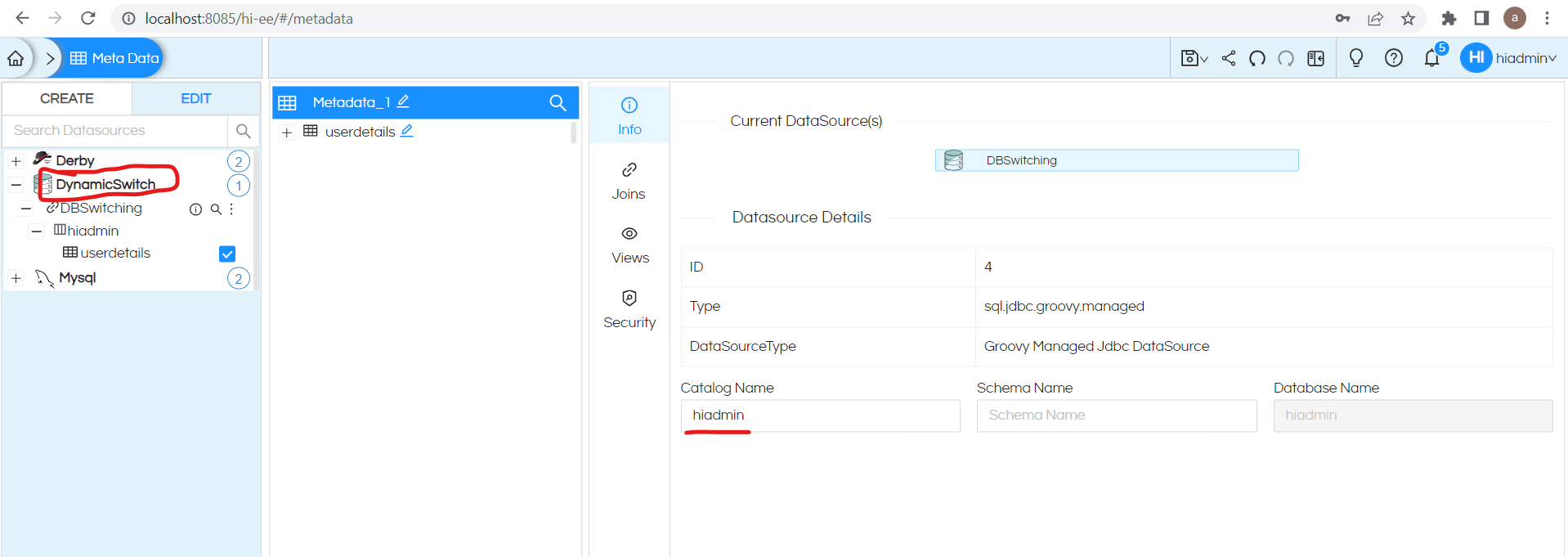 Dynamic Database Switching Based On Certain Conditions In Helical Insight 5 Onwards