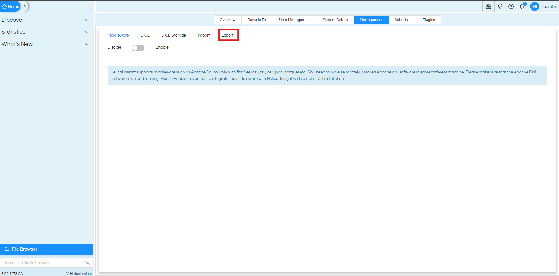 Export / Import All Files from File Browser Repository