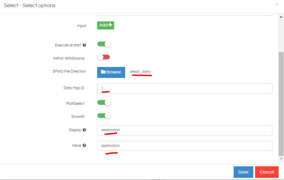 Filtering The Dashboard Filters Data Based On Profile Values When We Use EFWD For Filters