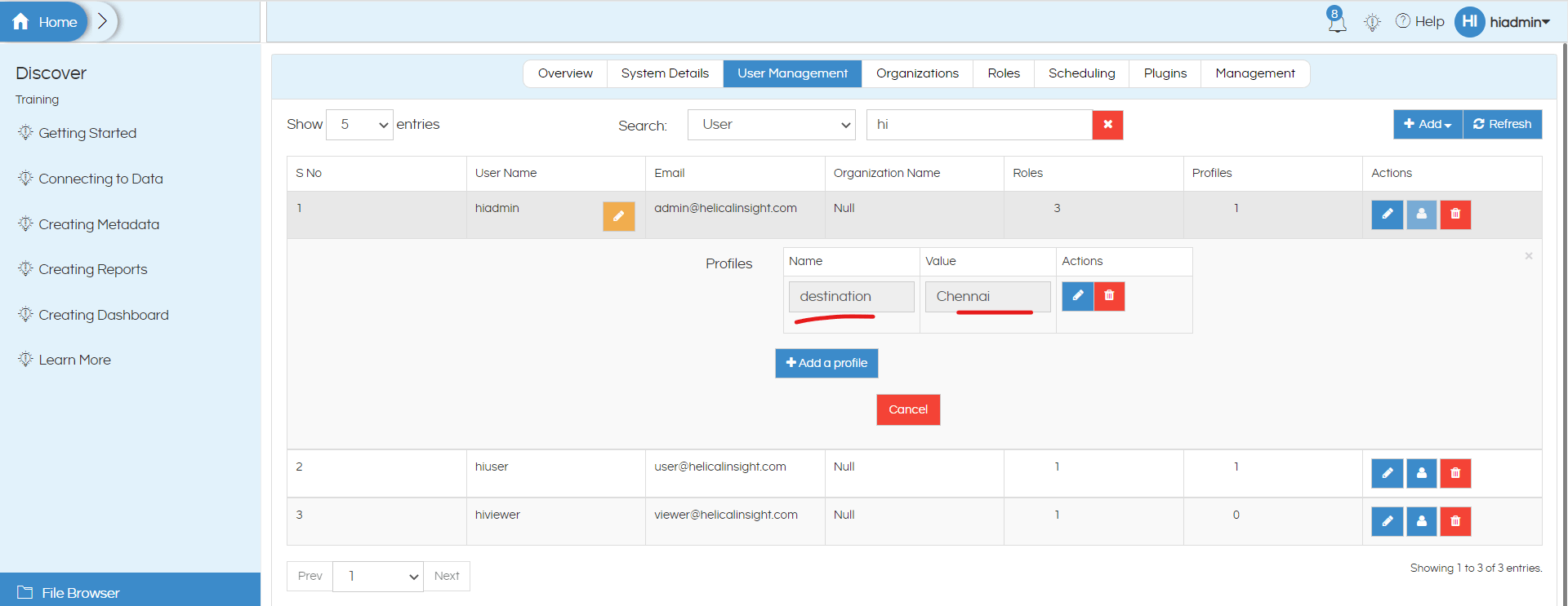 Filtering The Dashboard Filters Data Based On Profile Values When We Use EFWD For Filters