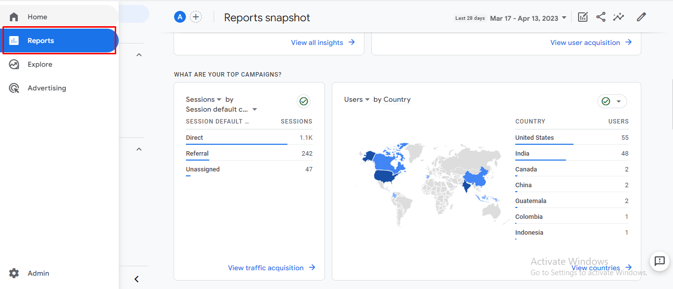 How to connect HelicalInsight to Google Analytics and Track the usage of Reports