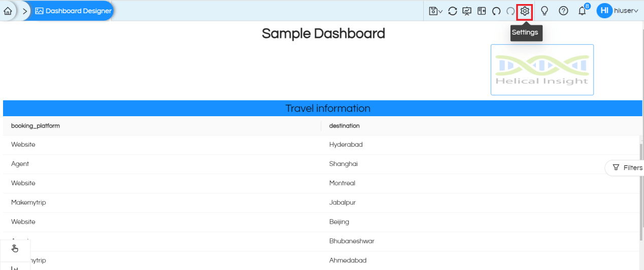 Overlay Functionality : Dashboard Designer