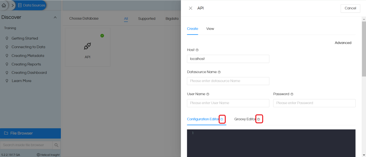 Connect and use an API as a data source in Helical Insight 5.0