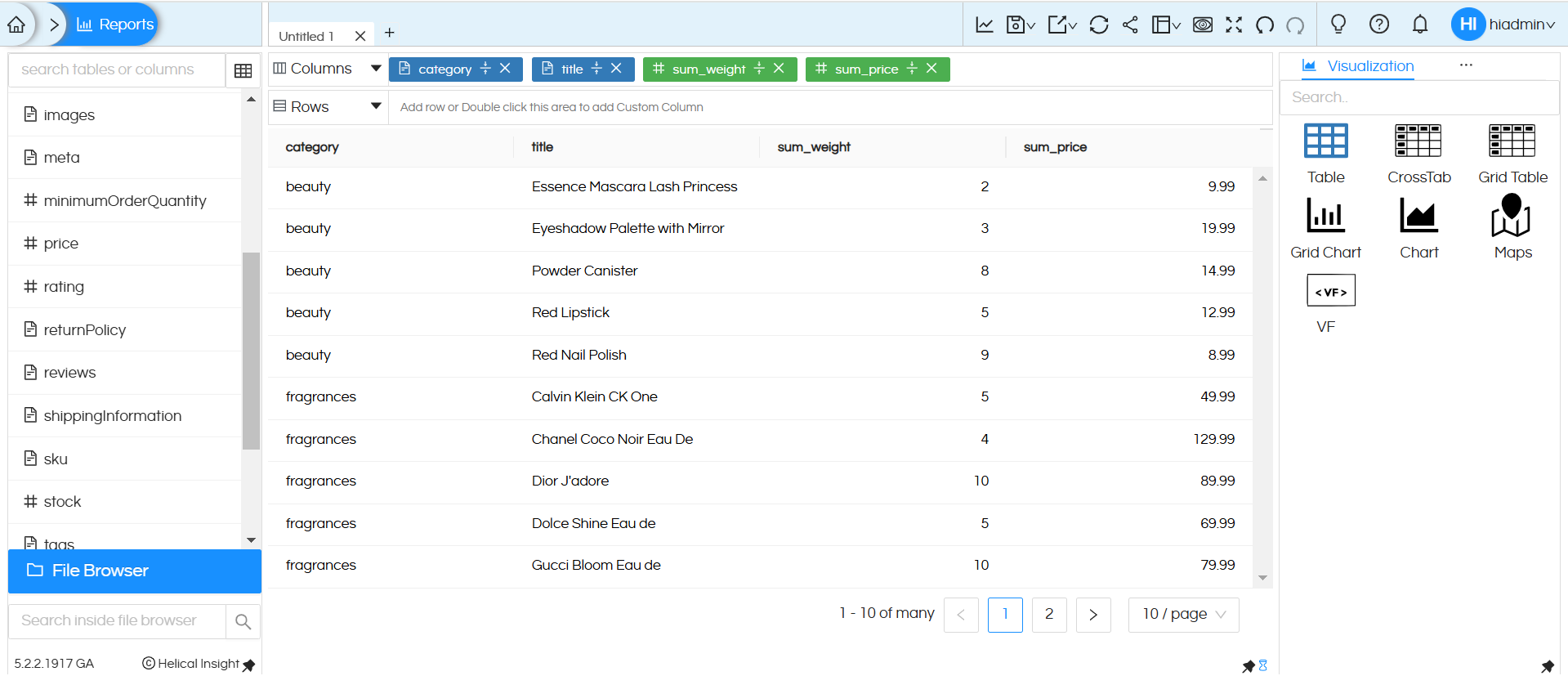 Connect and use an API as a data source in Helical Insight 5.0