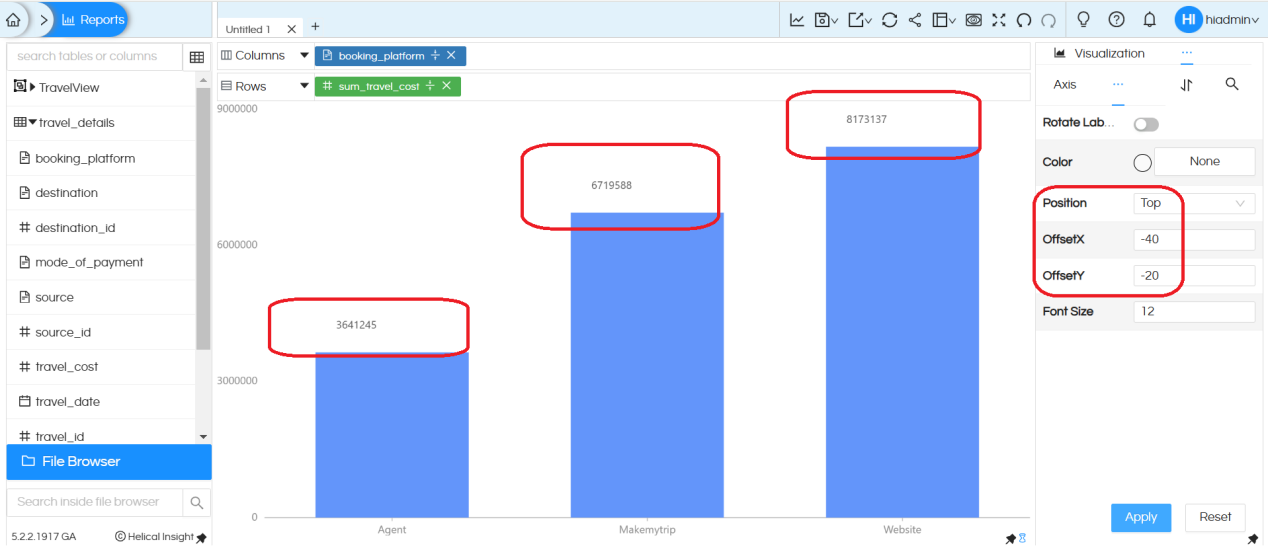 Data Label Customization Options