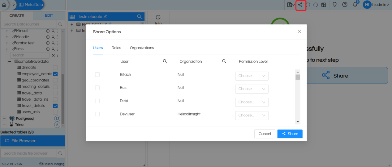 Create and Edit Metadata