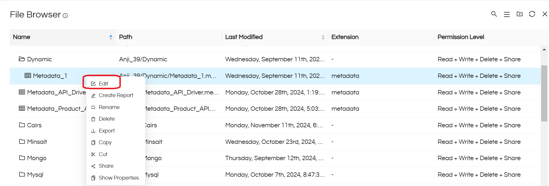 How to Edit Metadata